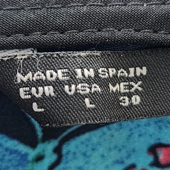 Butterfly Top Womens Large Chiffon Sheer Dainty Feminine Peter Pan Collar Blouse - Picture 11 of 14